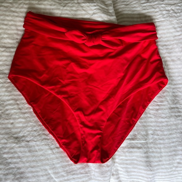 Mara Hoffman Jay Bikini Bottom – Red, Size M, NWOT - Picture 4 of 6
